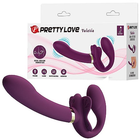 Pretty Love Valerie - VIBRADOR STRAPLESS RECARREGÁVEL COM 12 MODOS DE VIBRAÇÃO 11,5 X 3,3CM