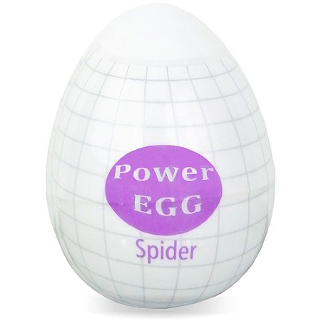 POWER EGG - MASTURBADOR MASCULINO EM FORMA DE OVO - MODELO SPIDER