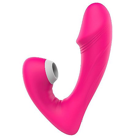 S-HANDE FIERCE - MASSAGEADOR DE PONTO G COM PULSAÇÃO CLITORIANA - COR PINK