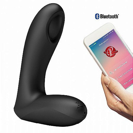 PRETTY LOVE  ARCHENEMY - MASSAGEADOR DE PRÓSTATA COM CONEXÃO VIA BLUETOOTH