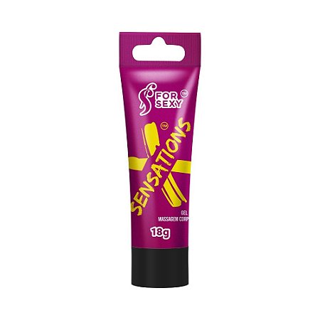 FORSEXY X SENSATIONS - GEL PARA SEXO ANAL - 10 SENSAÇÕES EM 1 - 18G