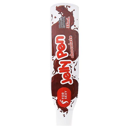 FORSEXY JELLY PEN - CANETA COMESTÍVEL - SABOR CHOCOLATE - 35ML