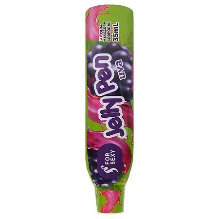 FORSEXY JELLY PEN - CANETA COMESTÍVEL - SABOR UVA - 35ML