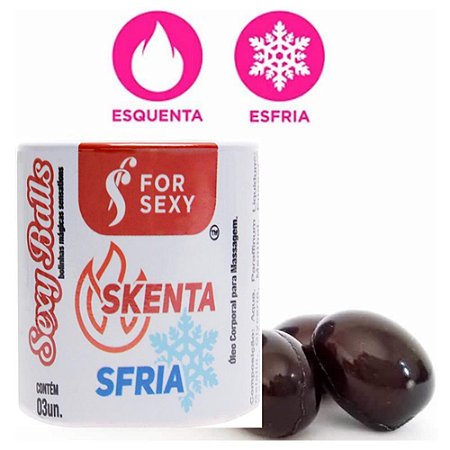 FORSEXY SKENTA SFRIA - BOLINHAS FUNCIONAIS - 3UN.