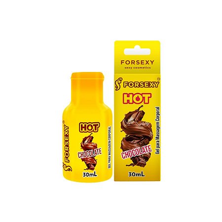 FORSEXY GEL HOT COMESTÍVEL - CHOCOLATE - 30ML