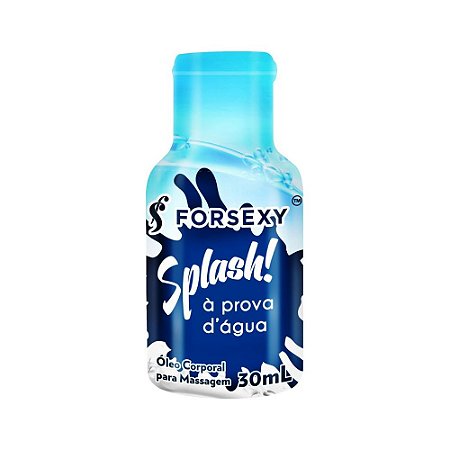 FORSEXY SPLASH - LUBRIFICANTE SILICONADO A PROVA D'ÁGUA - 30ML