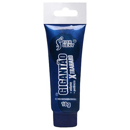 FORSEXY GIGANTÃO EXTRA HARD - GEL EXCITANTE MASCULINO - MAIS VOLUME E MAIS POTÊNCIA - 18G