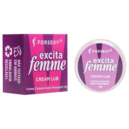 FORSEXY EXCITA FEMME - POMADA EXCITANTE COM FUNÇÃO DE AQUECIMENTO - 4G