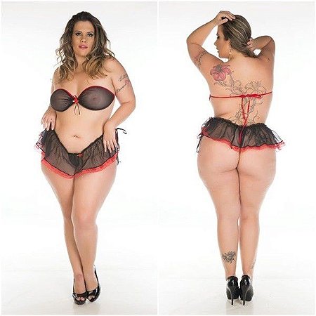 Mini fantasia sensual espanhola lingerie sexy plus size gg