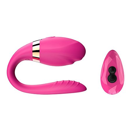 VIBRADOR ESTIMULADOR DE PONTO G COM FUNÇÃO DE AQUECIMENTO - POSSUI 7 MODOS DE VIBRAÇÃO