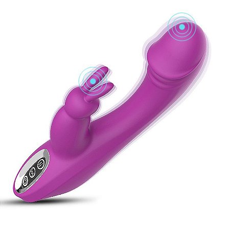 S-HANDE NAUGHTY U - VIBRADOR RECARREGÁVEL, ESTIMULADOR DE CLITÓRIS E PONTO G - 20,6 X 4 CM