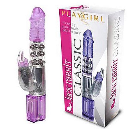 Jack rabbit classic lilás - vibrador rotativo