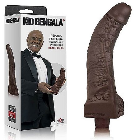 Kid bengala - réplica perfeita moldada a partir do penis real - 32cm - vibrador
