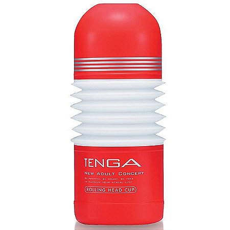 TENGA ROLLING HEAD CUP - MASTURBADOR SIMULA A POSIÇÃO "ELA CAVALGANDO"