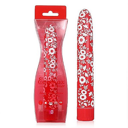 Vibrador Personal Equinox Summer 18cm - multivelocidade - floral - silencioso