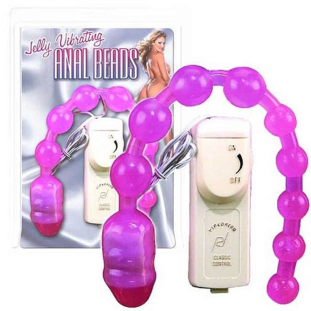 Bolas tailandesa escalonadas com vibrador - anal beads