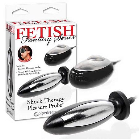 Plug com controle de choque - shock therapy pleasure probe