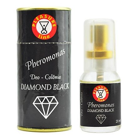 Deo pheromonas diamond black - colônia masc.