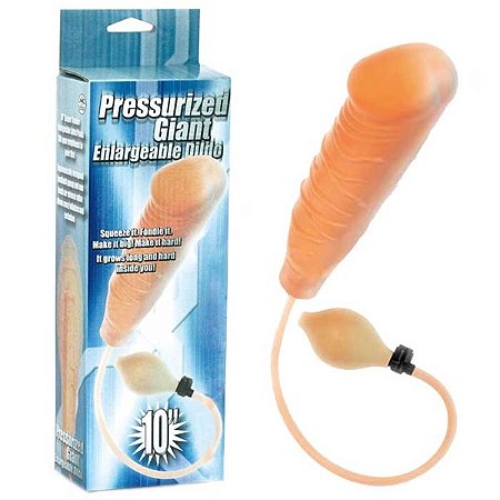 Pênis inflável 25cm - pressurized giant