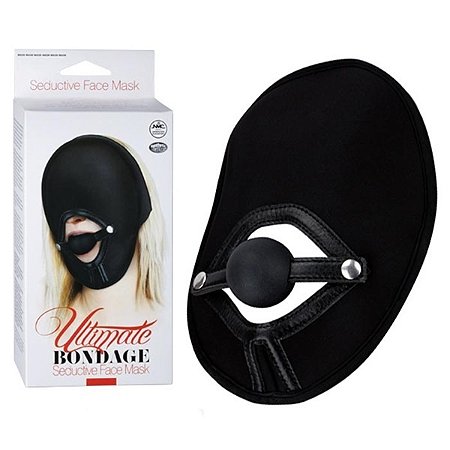 Máscara fetiche com mordaça - ultimate bondage seductive face mask