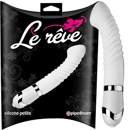 Massageador ponto g e próstata - le réve silicone petite white