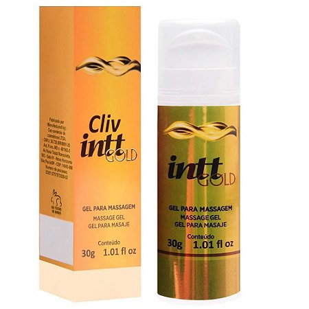 INTT CLIV GOLD - GEL PARA SEXO ANAL SEM DOR - ANESTÉSICO EXTRA FORTE