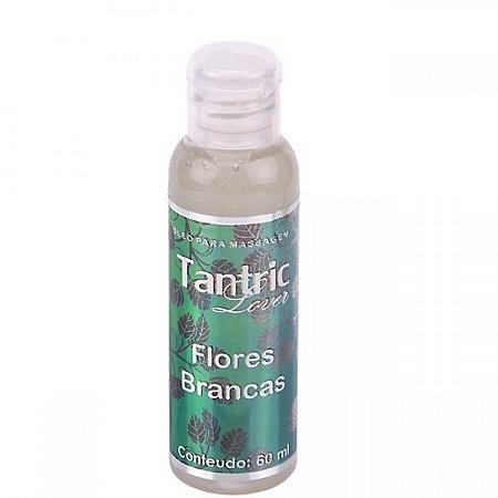 Tantric Óleo de massagem lover flores brancas 60ml