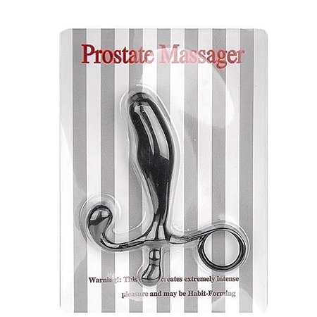 Massageador de próstata preto