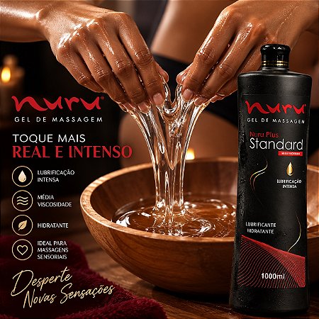 Nuru Standard 1 Litro — Gel de Média Viscosidade para Massagem Japonesa Corpo a Corpo
