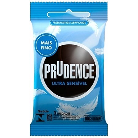 Preservativo camisinha prudence ultra sensível sensitive - 3uni