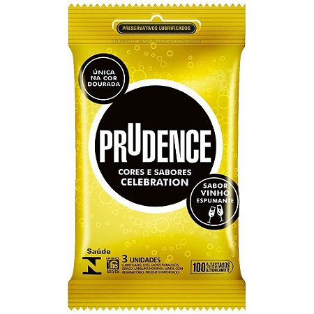 Preservativo camisinha prudence celebration - 3uni