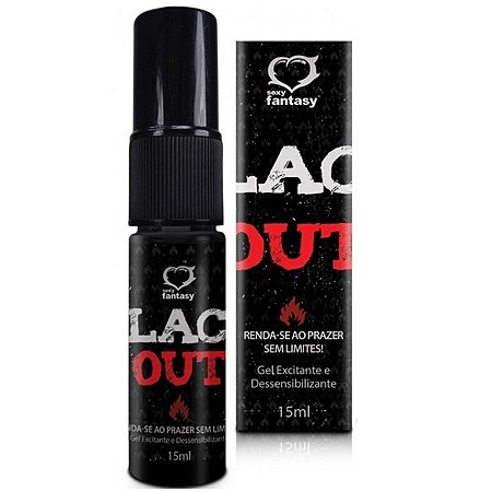 Black Out - excitante e dessensibilizante para sexo anal - 15ml
