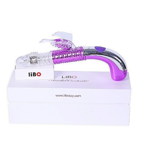 Vibrador rotativo vai e vem com 36 modos de vibração - luxo - recarregável USB - jack rabbit