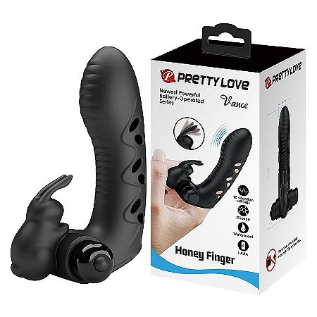 PRETTY LOVE VANCE - DEDEIRA COM VIBRO - ESTIMULADOR DE CLITÓRIS E PONTO G - 10 MODOS DE VIBRAÇÃO