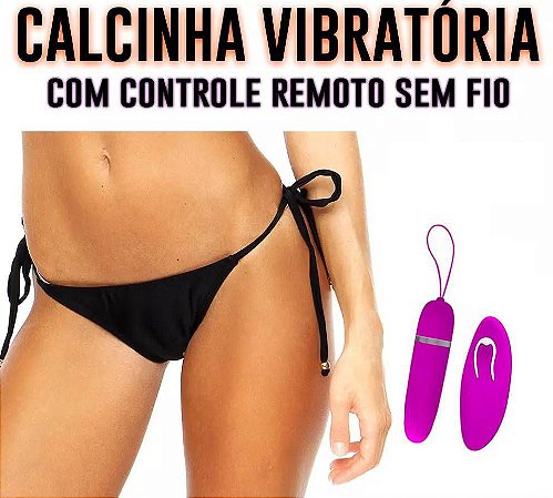 Calcinha vibratória 12 modos de vibração (calcinha e bullet)  - controle remoto wireless