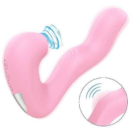 S-HANDE MAGIC FINGER - VIBRADOR DE PONTO G E SUGADOR DE CLITÓRIS