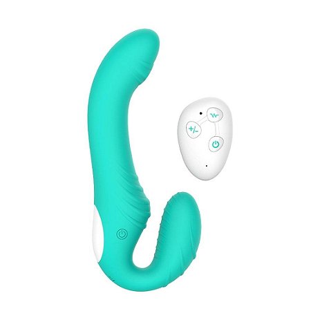 NV TOYS ROMA - STRAPLESS VIBRADOR RECARREGAVEL COM CONTROLE REMOTO SEM FIO - COR VERDE