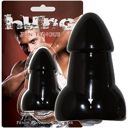 Anel para língua com cápsula - hung fun tongue black