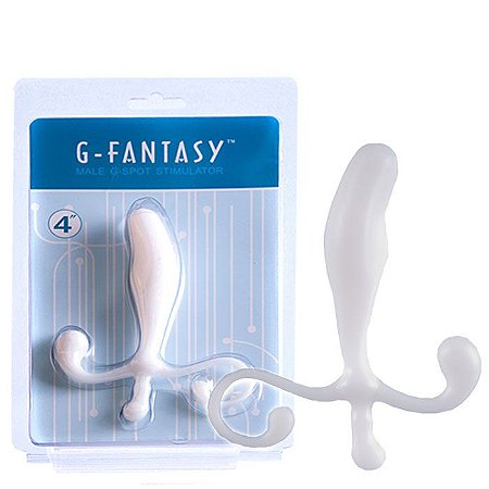 Massageador de próstata com estimulador de períneo - g-fantasy