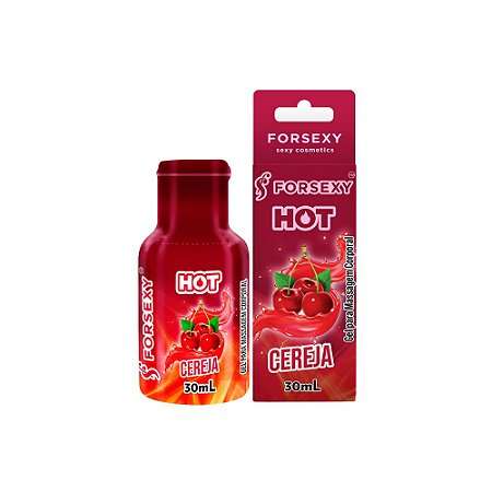 FORSEXY GEL HOT COMESTÍVEL - CEREJA - 30ML