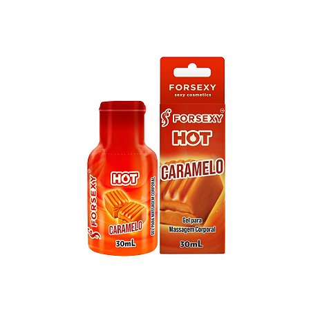 FORSEXY GEL HOT COMESTÍVEL - CARAMELO - 30ML