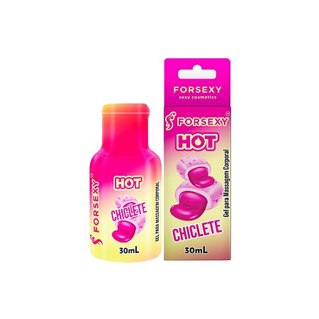 FORSEXY GEL HOT COMESTÍVEL - CHICLETE - 30ML