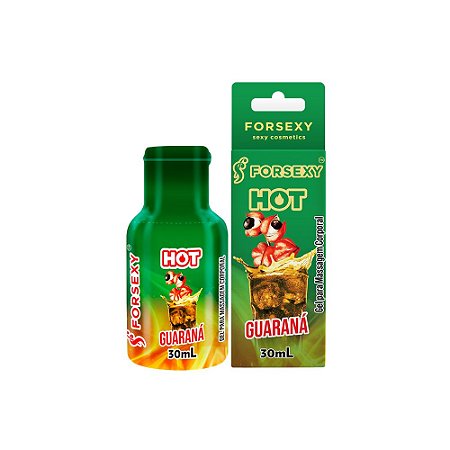 FORSEXY GEL HOT COMESTÍVEL - GUARANÁ - 30ML