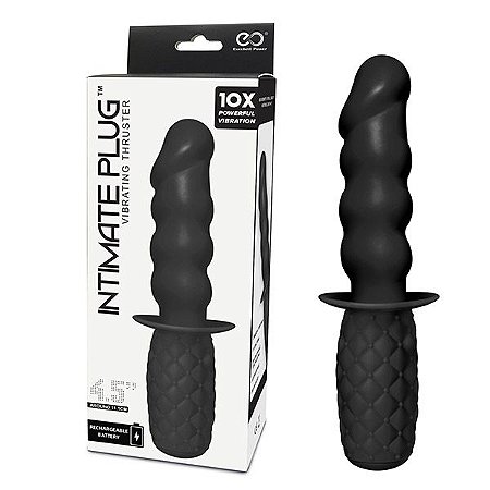 NANMA INTIMATE PLUG - VIBRADOR BUTT PLUG PÊNIS RECARREGÁVEL - 11,5CM