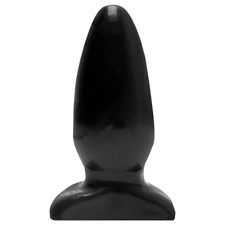 PLUG ANAL 10X3,5CM - COR PRETO