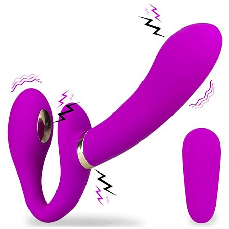 PRETTY LOVE THUNDERBIRD - STRAPLESS RECARREGÁVEL COM VIBRAÇÃO E FUNÇÃO DE CHOQUE COM CONTROLE REMOTO SEM FIO