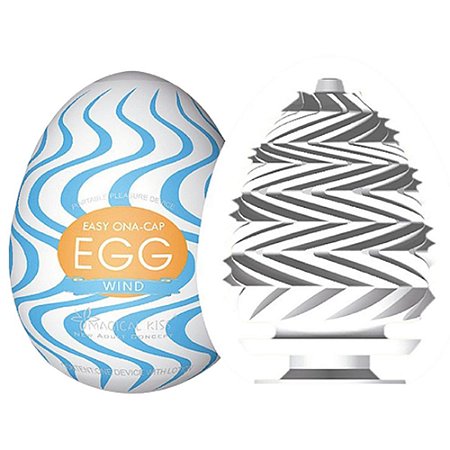 EGG MAGICAL KISS - MASTURBADOR MASCULINO EM FORMA DE OVO - MODELO WIND