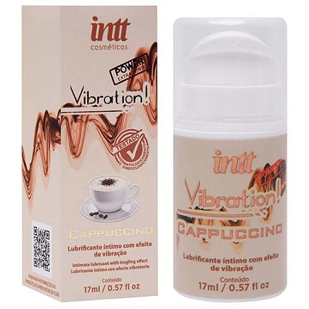 INTT VIBRATION CAPUCCINO - GEL VIBRADOR LÍQUIDO EXTRA FORTE SABOR CAPUCCINO