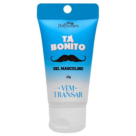 HOT FLOWERS VEM TRANSAR - TA BONITO - GEL EXCITANTE MASCULINO PROVACADOR DE EREÇÃO - 25GR