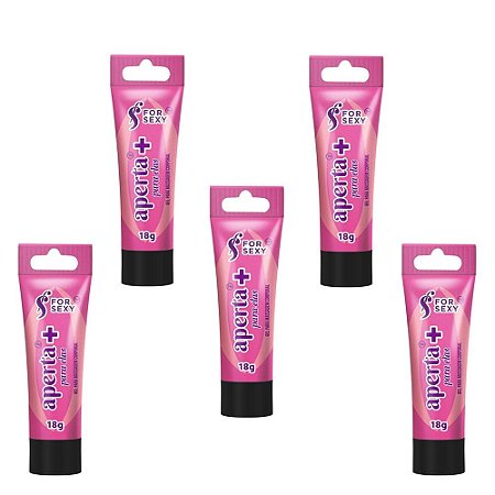 FORSEXY APERTAMAIS - GEL ADSTRINGENTE FEMININO QUE CONTRAI OS MÚSCULOS VAGINAIS - 18G - KIT COM 05 UNIDADES